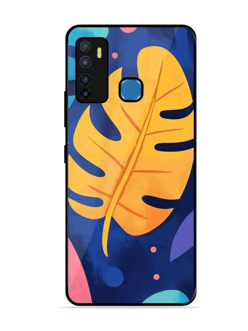 Tropical Tapestry Glossy Soft Edge Case for Infinix Hot 9 Chachhi