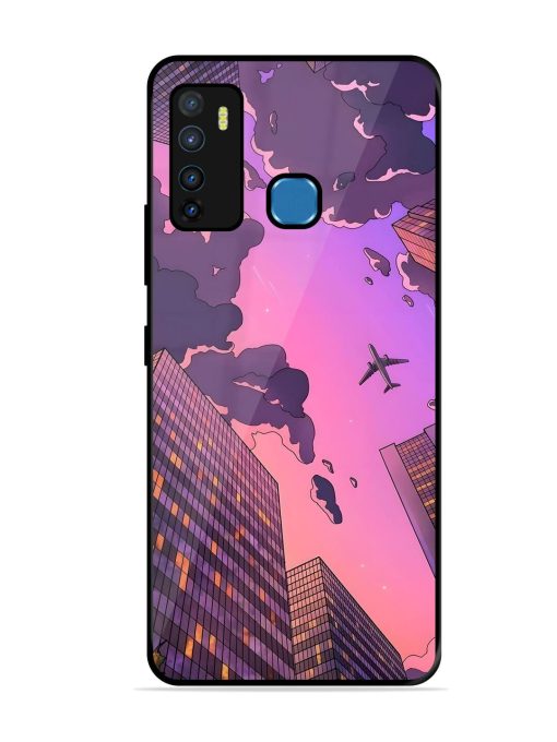 Urban Twilight Glossy Soft Edge Case for Infinix Hot 9 Chachhi