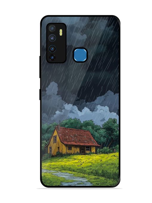 Rainy Day Retreat Glossy Soft Edge Case for Infinix Hot 9