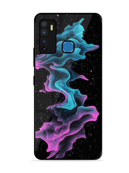 Cosmic Currents Glossy Soft Edge Case for Infinix Hot 9 Chachhi