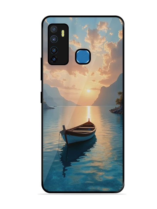 Serene Sunset Glossy Soft Edge Case for Infinix Hot 9 Chachhi