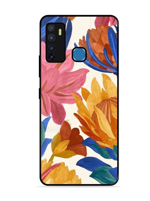 Blooming Tapestry Glossy Soft Edge Case for Infinix Hot 9 Chachhi