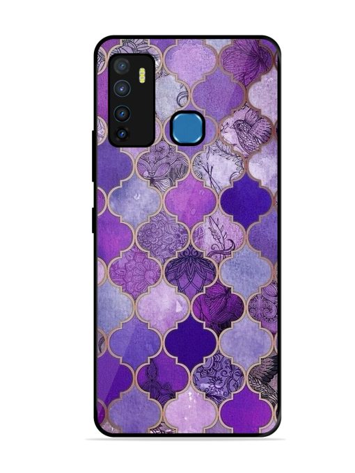 Purple Mosaic Magic Glossy Soft Edge Case for Infinix Hot 9 Chachhi