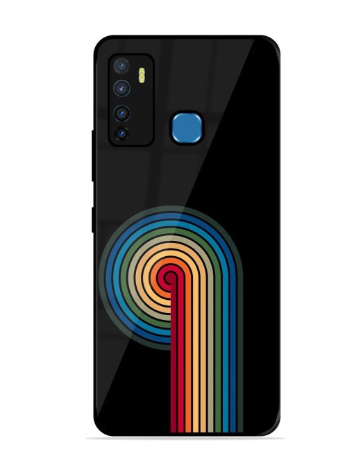 Rainbow Ripple Glossy Soft Edge Case for Infinix Hot 9 Chachhi