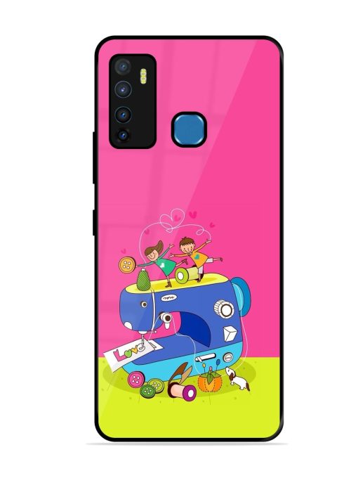 Sew Cute Glossy Soft Edge Case for Infinix Hot 9 Chachhi