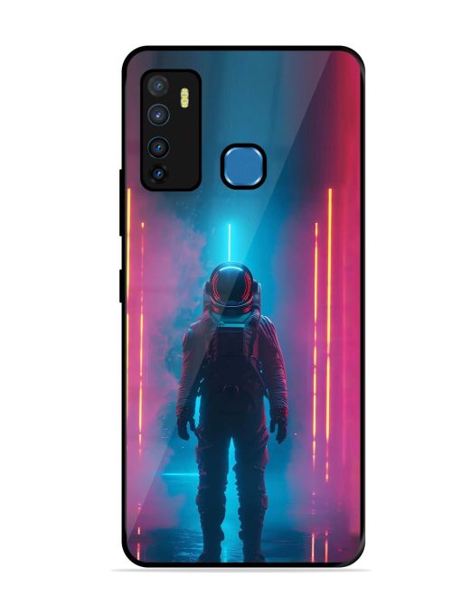 Neon Astronaut Glossy Soft Edge Case for Infinix Hot 9 Chachhi