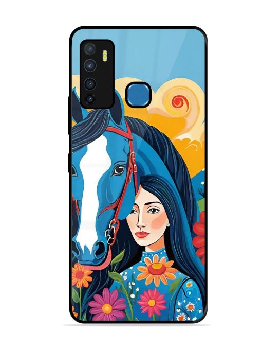 Equine Enchantment Glossy Soft Edge Case for Infinix Hot 9 Chachhi