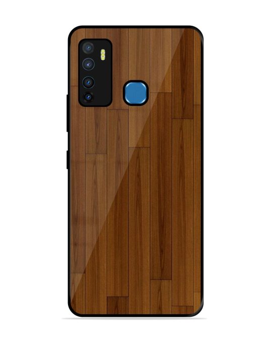 Warm Woodgrain Glossy Soft Edge Case for Infinix Hot 9 Chachhi