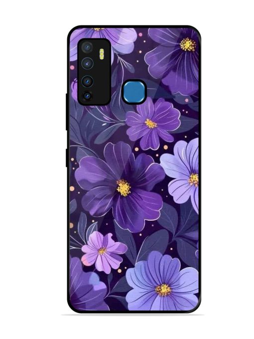 Purple Paradise Glossy Soft Edge Case for Infinix Hot 9 Chachhi