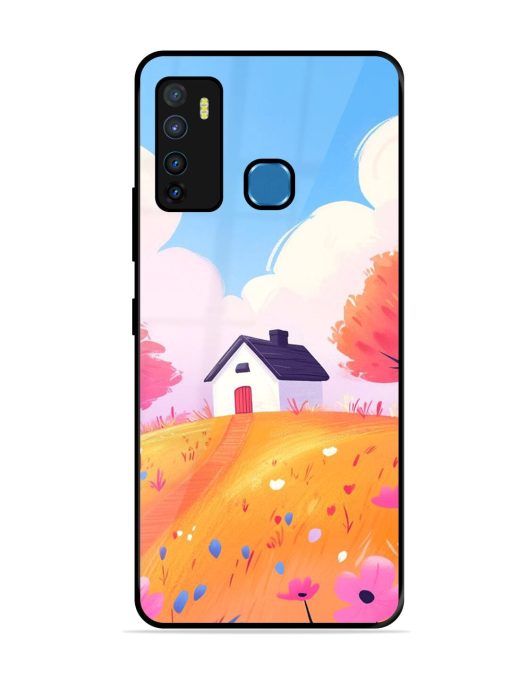 Hilltop Haven Glossy Soft Edge Case for Infinix Hot 9 Chachhi