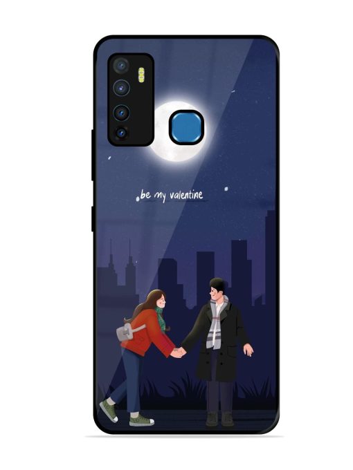 Moonlight Proposal Glossy Soft Edge Case for Infinix Hot 9