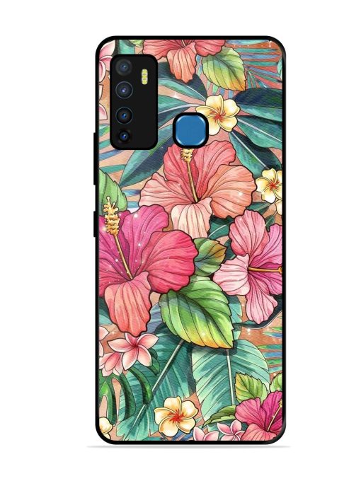 Tropical Tapestry Glossy Soft Edge Case for Infinix Hot 9