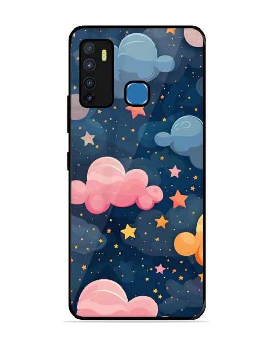 Twinkling Dreams Glossy Soft Edge Case for Infinix Hot 9 Chachhi