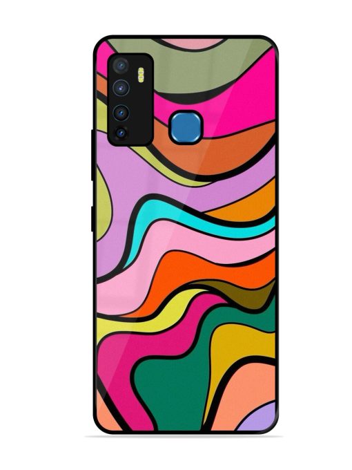 Wavy Wonder Glossy Soft Edge Case for Infinix Hot 9 Chachhi