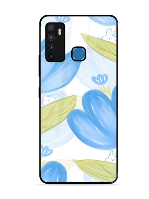 Bunny'S Blue Garden Glossy Soft Edge Case for Infinix Hot 9 Chachhi