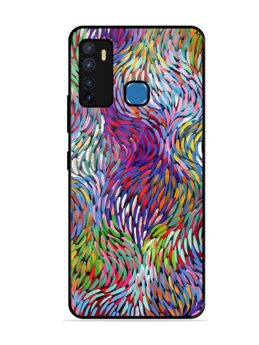 Vibrant Waves Glossy Soft Edge Case for Infinix Hot 9 Chachhi