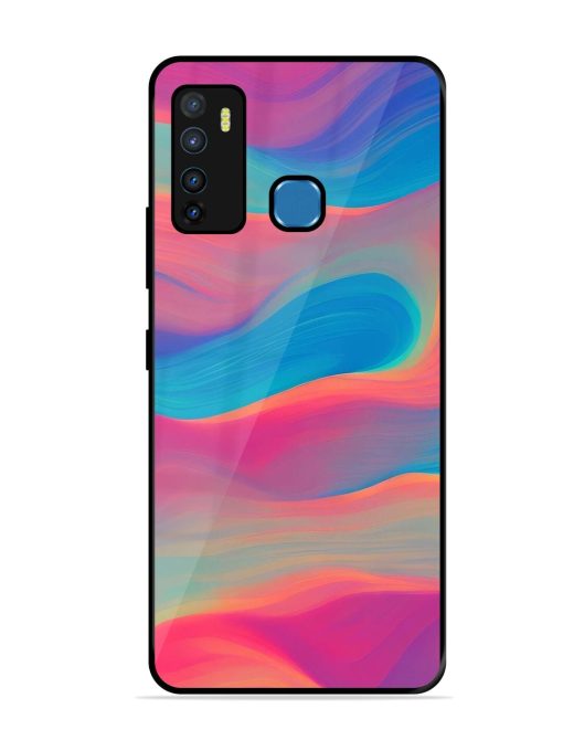 Wavy Wonder Glossy Soft Edge Case for Infinix Hot 9 Chachhi