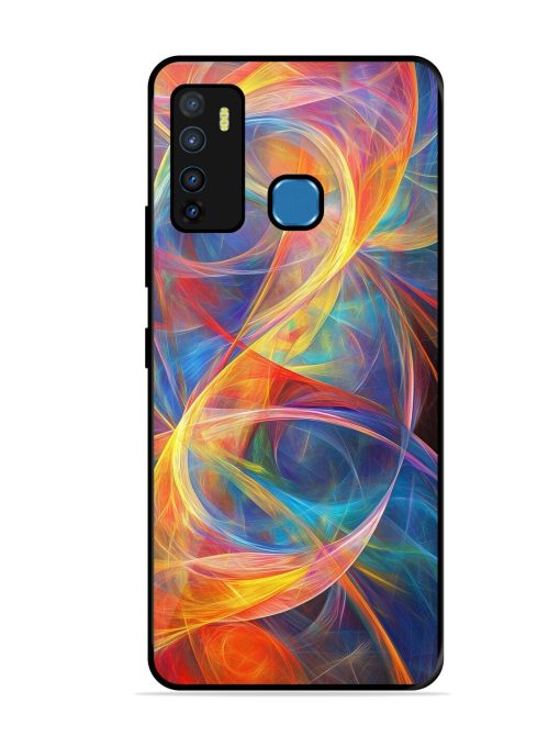 Cosmic Currents Glossy Soft Edge Case for Infinix Hot 9 Chachhi