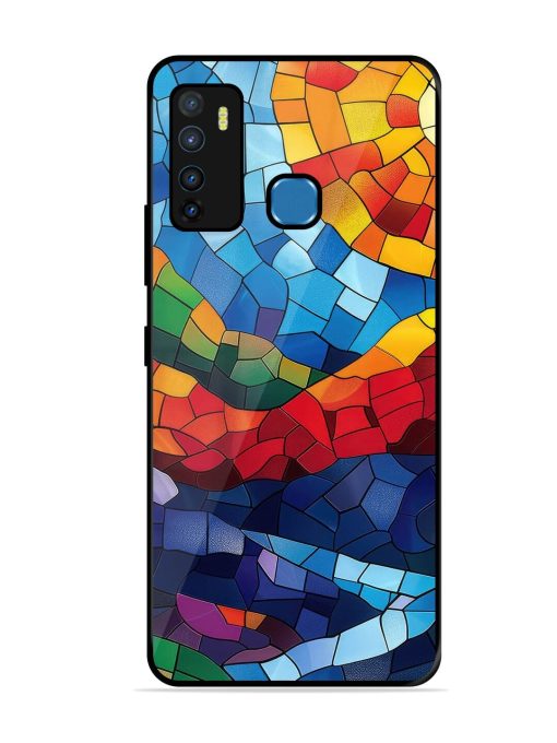 Mosaic Sunset Glossy Soft Edge Case for Infinix Hot 9 Chachhi