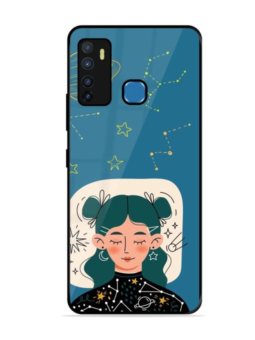 Cosmic Daydreamer Glossy Soft Edge Case for Infinix Hot 9 Chachhi