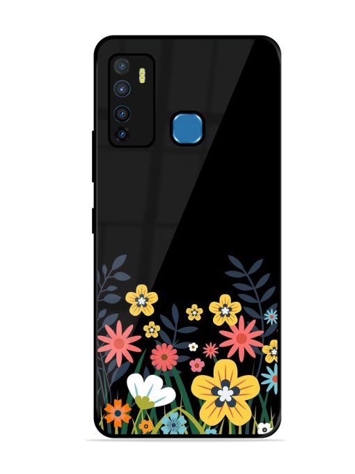 Floral Night Sky Glossy Soft Edge Case for Infinix Hot 9 Chachhi