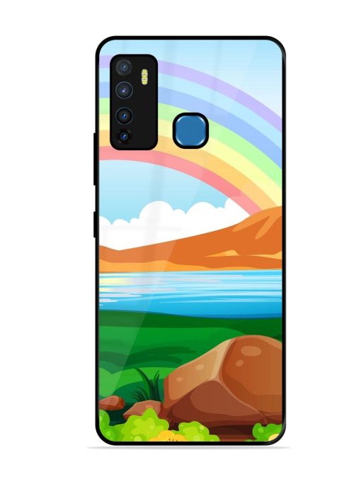 Rainbow Over The Lake Glossy Soft Edge Case for Infinix Hot 9 Chachhi