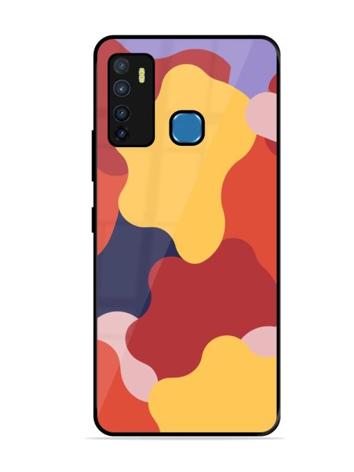 Gooey Color Chaos Glossy Soft Edge Case for Infinix Hot 9 Chachhi