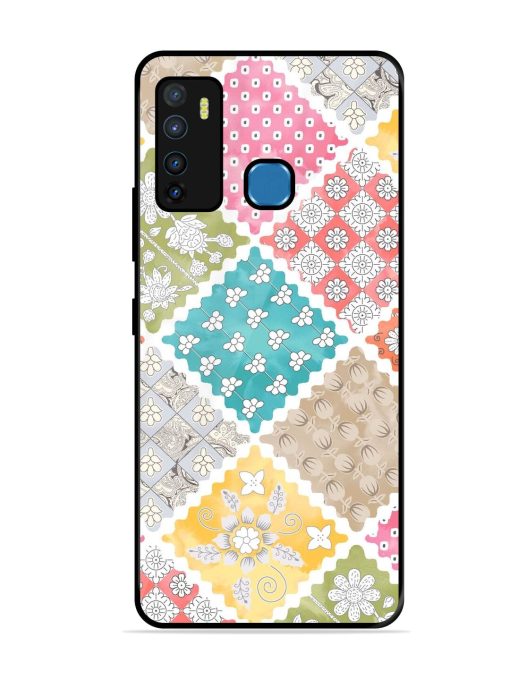 Patchwork Dreamscape Glossy Soft Edge Case for Infinix Hot 9 Chachhi