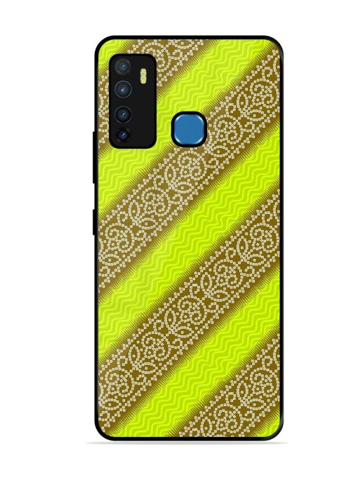 Golden Bandana Bliss Glossy Soft Edge Case for Infinix Hot 9 Chachhi