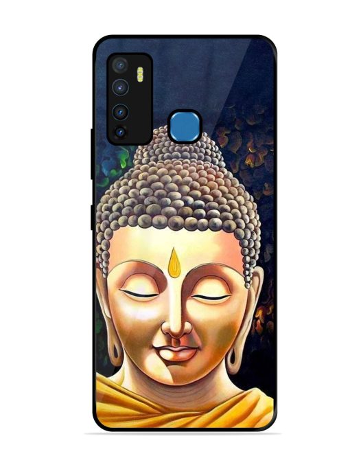 Buddha Face Glossy Soft Edge Case for Infinix Hot 9 Chachhi