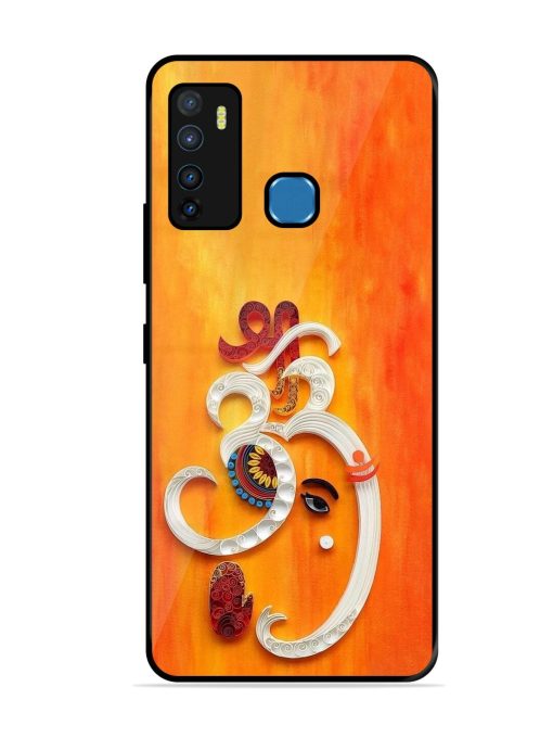 Ganesha In Quilling Art Glossy Soft Edge Case for Infinix Hot 9 Chachhi