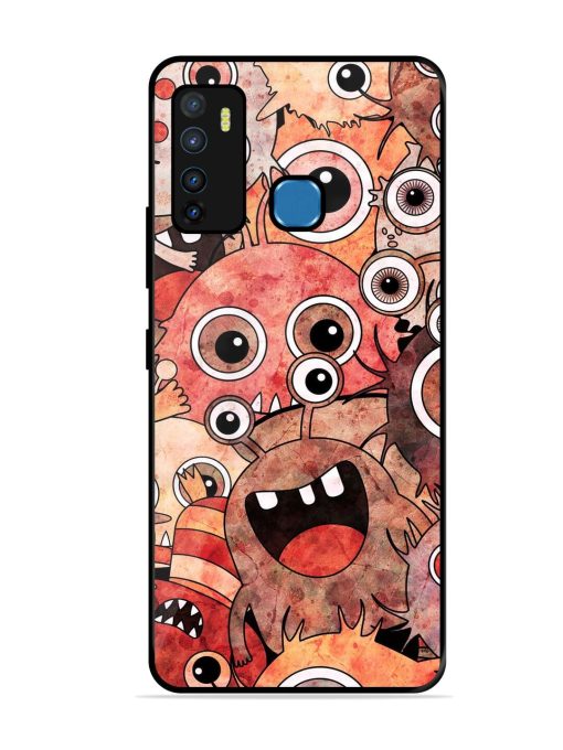 Monster Mash Glossy Soft Edge Case for Infinix Hot 9 Chachhi