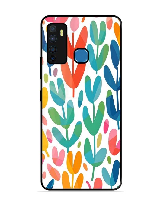 Rainbow Of Blooms Glossy Soft Edge Case for Infinix Hot 9 Chachhi