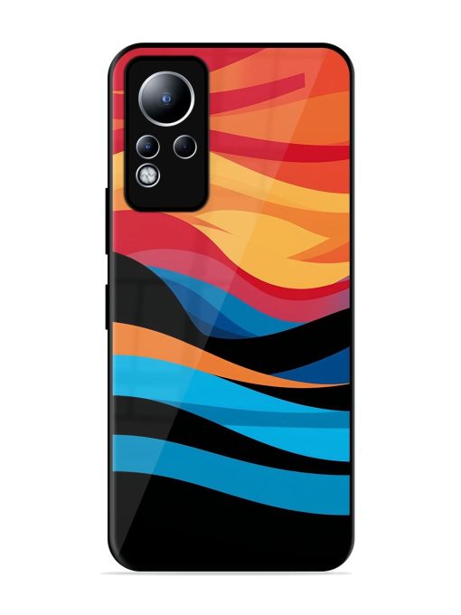 Blazing Currents Glossy Soft Edge Case for Infinix Note 11 Chachhi