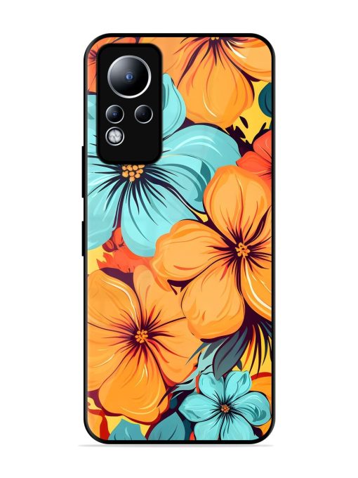 Tropical Bloom Glossy Soft Edge Case for Infinix Note 11 Chachhi