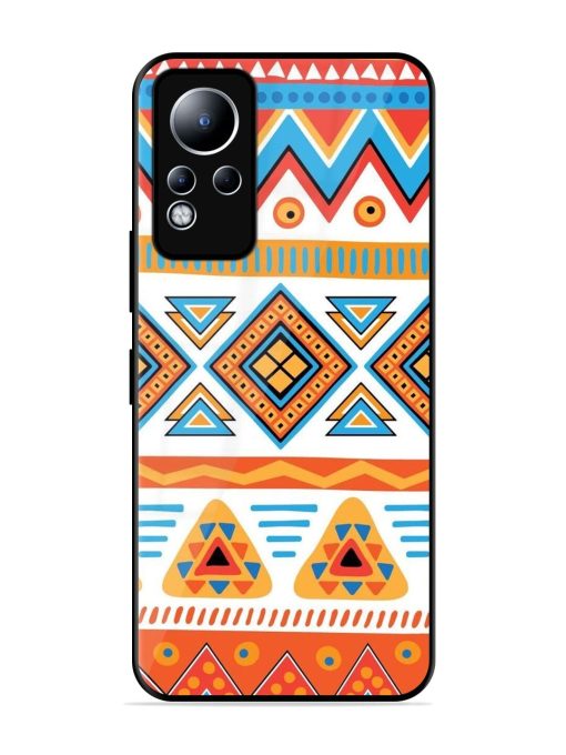 Vibrant Tribal Pattern Glossy Soft Edge Case for Infinix Note 11