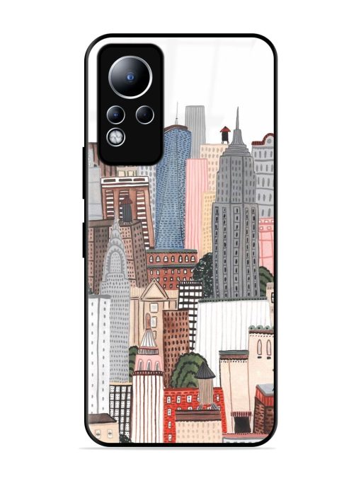 Cityscape Dreams Glossy Soft Edge Case for Infinix Note 11 Chachhi