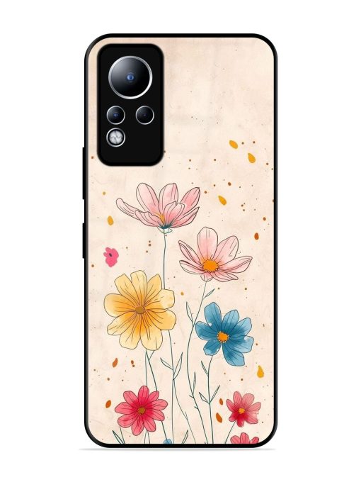 Delicate Bloom Glossy Soft Edge Case for Infinix Note 11 Chachhi