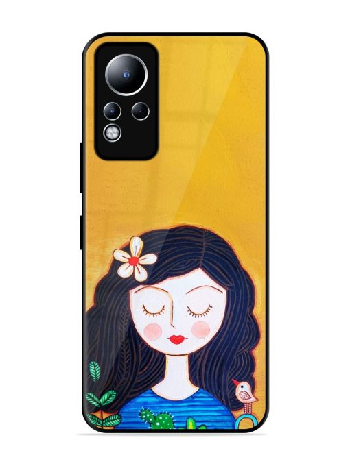 Girl Illustration Glossy Soft Edge Case for Infinix Note 11 Chachhi