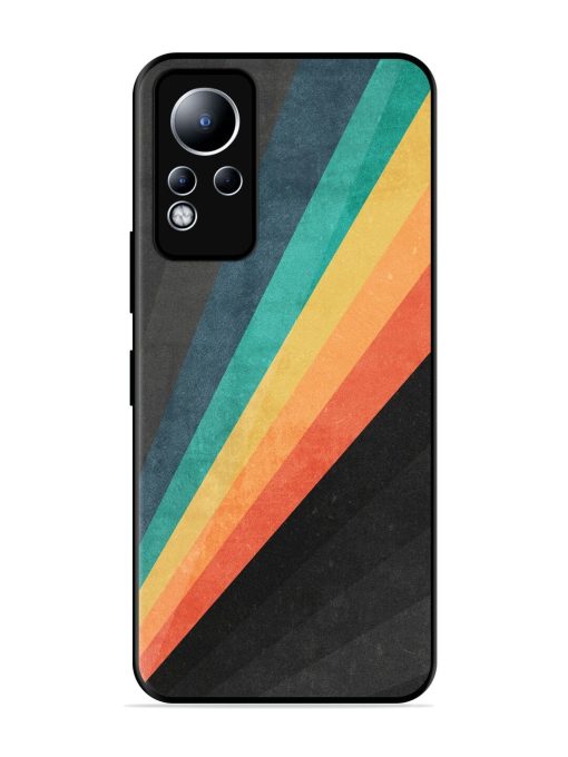 Retro Spectrum Glossy Soft Edge Case for Infinix Note 11 Chachhi