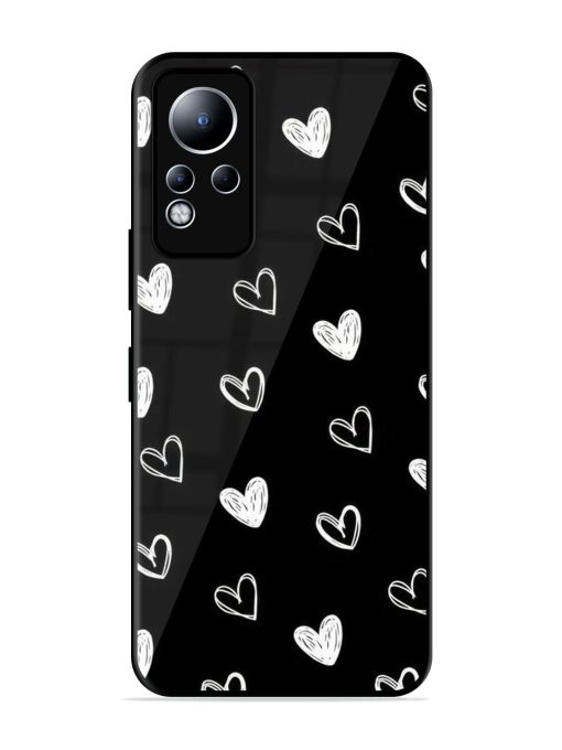 Scattered Hearts Glossy Soft Edge Case for Infinix Note 11 Chachhi