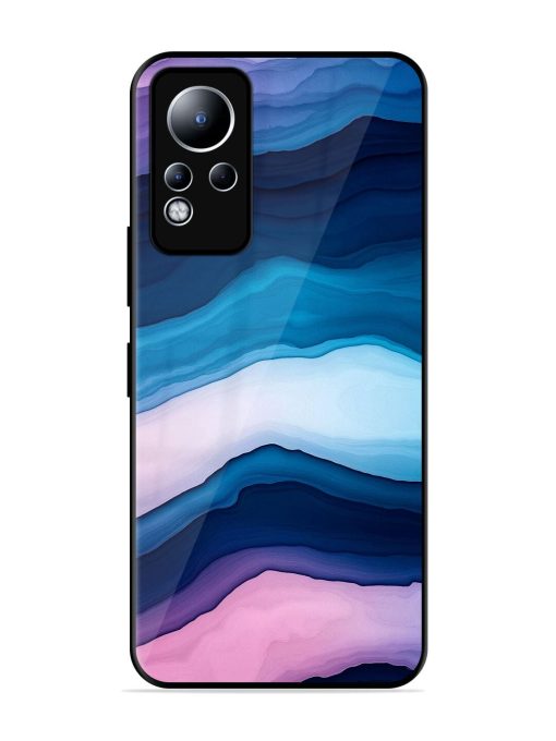 Oceanic Layers Glossy Soft Edge Case for Infinix Note 11 Chachhi