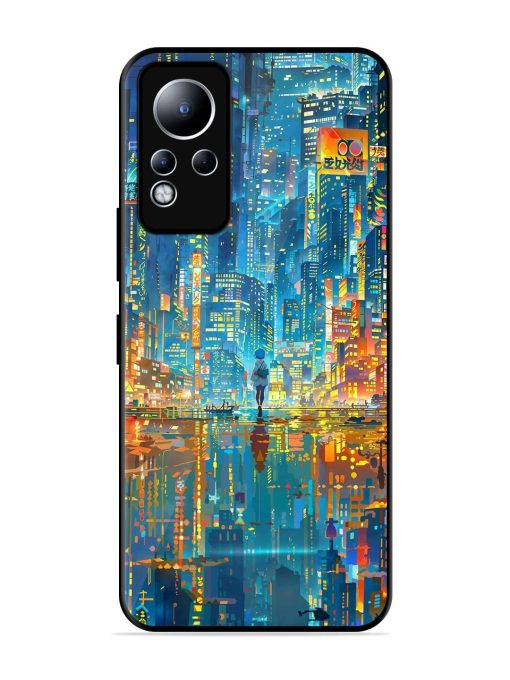 Neon Metropolis Glossy Soft Edge Case for Infinix Note 11 Chachhi