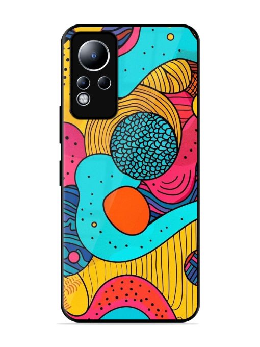 Psychedelic Patterns Glossy Soft Edge Case for Infinix Note 11 Chachhi