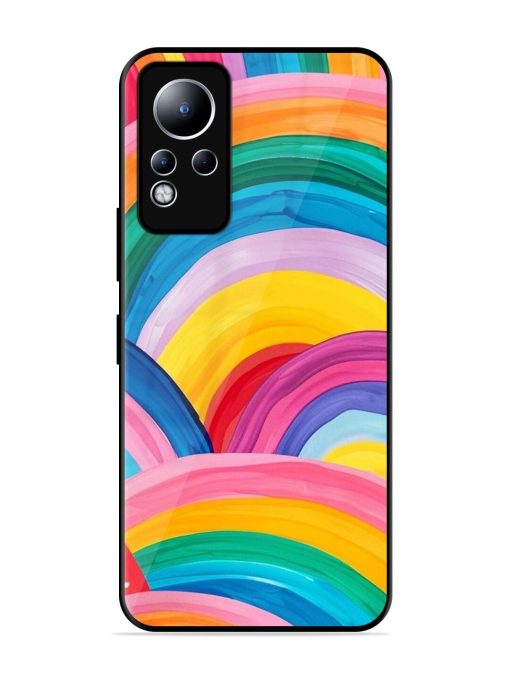 Rainbow Symphony Glossy Soft Edge Case for Infinix Note 11 Chachhi