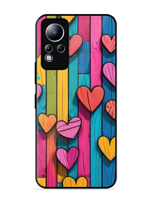 Rainbow Of Hearts Glossy Soft Edge Case for Infinix Note 11 Chachhi