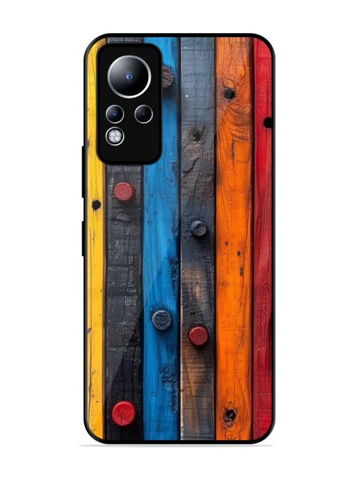 Rainbow Plank Glossy Soft Edge Case for Infinix Note 11