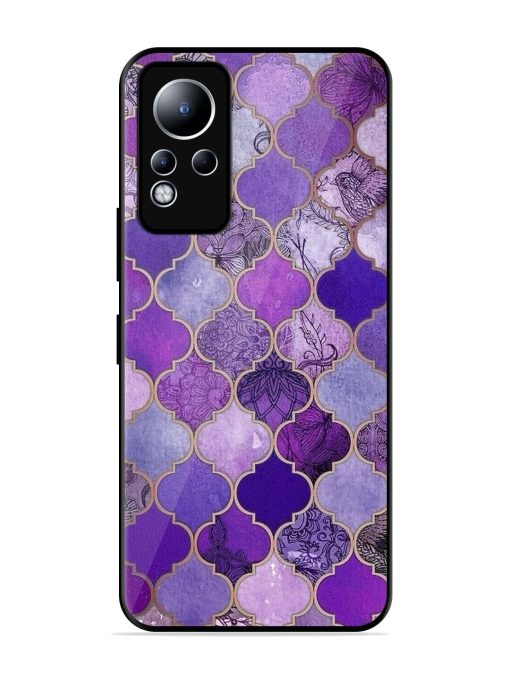 Purple Mosaic Magic Glossy Soft Edge Case for Infinix Note 11 Chachhi