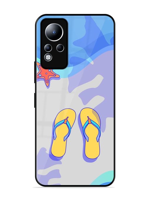 Sandy Toes And Salty Seas Glossy Soft Edge Case for Infinix Note 11 Chachhi