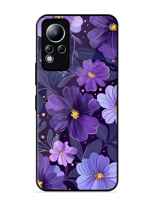 Purple Paradise Glossy Soft Edge Case for Infinix Note 11 Chachhi